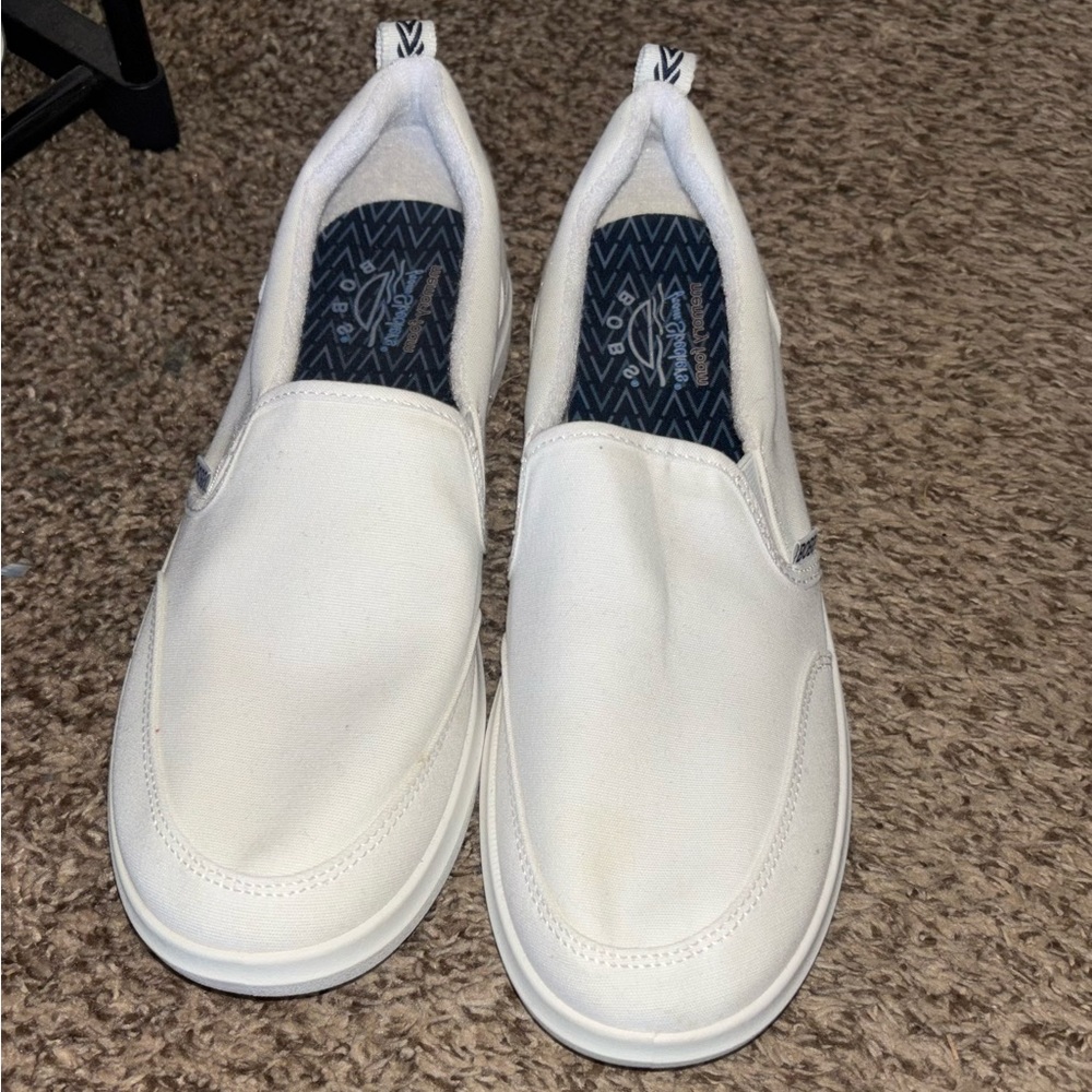 White Slip-On women’s Shoes